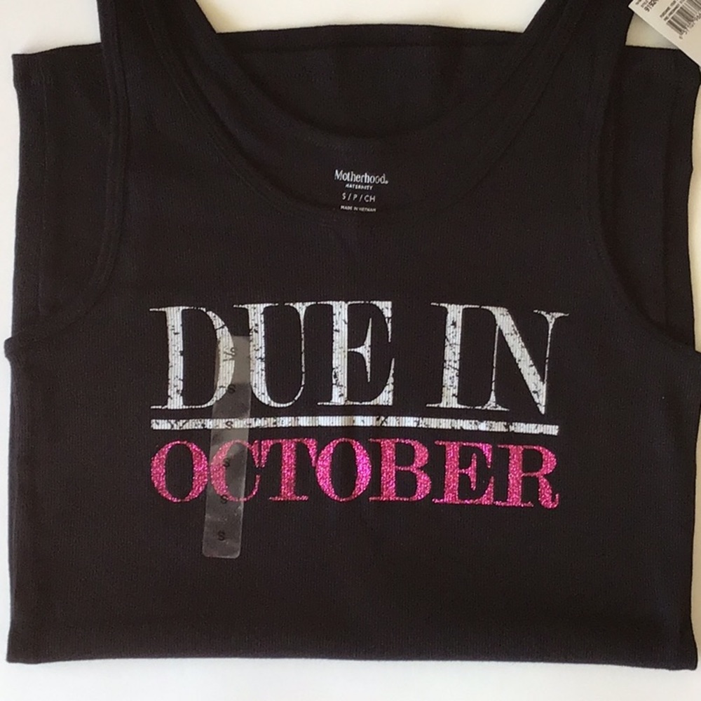 Due in October Tank Top